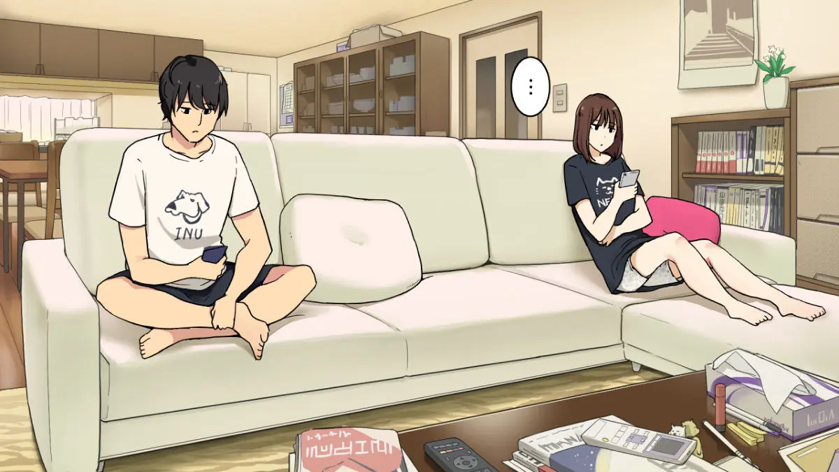 Ryoushin Ga Dekakeru Ya Ina Ya Living No Sofa De Yarihajimeru Shitei
